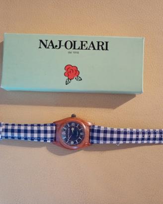 Orologio Vintage NAJ-OLEARI in Vero Legno – Anni 8