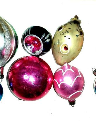 Palline in vetro soffiato per albero di natale