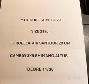 MTB CUBE 