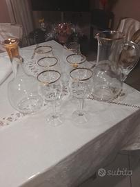 seri 6 bicchieri Bohemia 