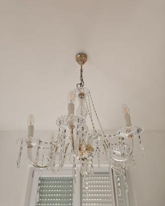 lampadario classico stile murano