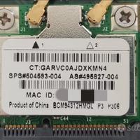 Scheda di rete Broadcom per notebook laptop