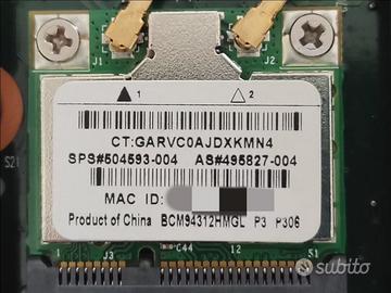 Scheda di rete Broadcom per notebook laptop
