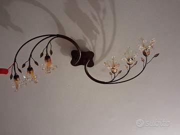 lampadario vetro murano 6 luci