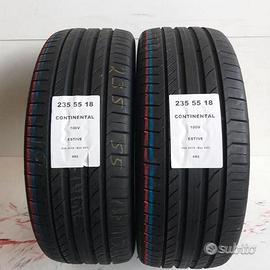 2 gomme 235 55 18 continental a682