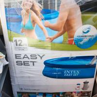 Piscina Intex da 396x84 con pompa telo ecc