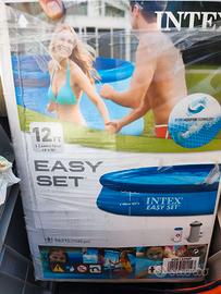 Piscina Intex da 396x84 con pompa telo ecc