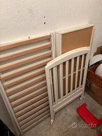 Lettino con sbarre