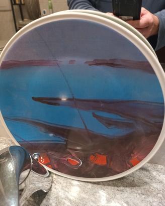 piatto ceramica GIANNI ARDE BRIANZA charter night