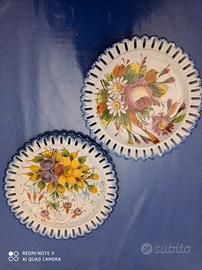 coppia antica piatti "Bassano"