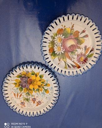 coppia antica piatti "Bassano"