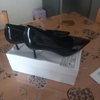 scarpe décolleté lucide nere