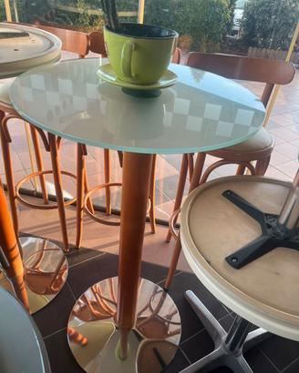 Tavolo Alto Bar in Vetro – Tavolo Cocktail/Bistrot