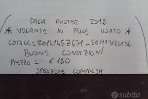 Volante in pelle dacia duster 2018