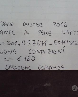 Volante in pelle dacia duster 2018