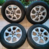 4 Cerchi Originali Audi da 17" con Gomme Usate