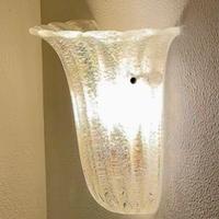 Tris lampade a scudo di Barovier&Toso - anni 60/70