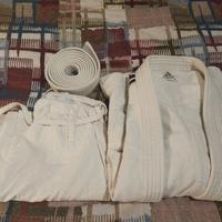 Judoghi adidas bianco 