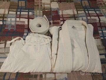 Judoghi adidas bianco 