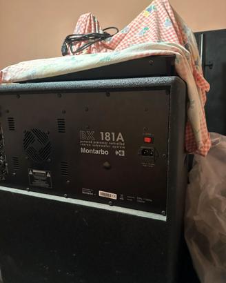 Coppia di subwoofer attivi Montarbo BX181A