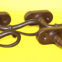 Set 4 Maniglie per anta - ferro battuto come nuove
