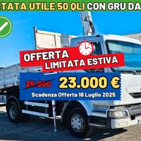 RENAULT MIDLUM 180 Ribaltabile Con Gru Stern