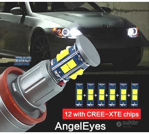 KIT LAMPADE OCCHI ANGEL LED 120W BMW E90 E92 X5 E7
