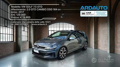 Vw Golf 7.5 GTD 2.0 tdi 184 cv Dsg