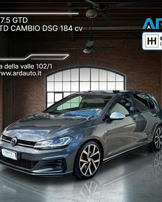 Vw Golf 7.5 GTD 2.0 tdi 184 cv Dsg
