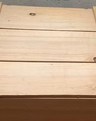 Cassa / Contenitore in legno cm 55x53x25