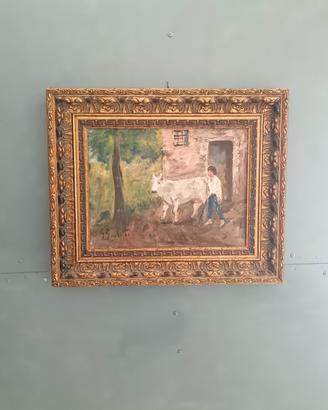 GAETANO BOCCHETTI 1888-1990 OLIO SU TELA 