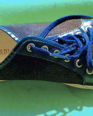 Scarpe uomo casual elegant Hermont&Blaine n42 blu