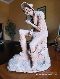 scultura in terracotta LILLO NICOTRA  Caltagirone 