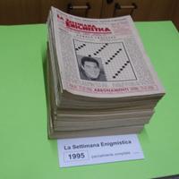 LA SETTIMANA ENIGMISTICA, anno 1995, parzialmente