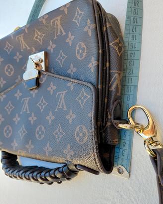 Borsa a tracolla con manico intrecciato 