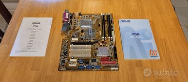 scheda madreAsus p5b cpu ram video