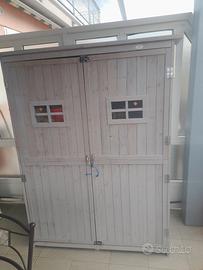 mobile legno grigio per esterno