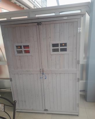mobile legno grigio per esterno
