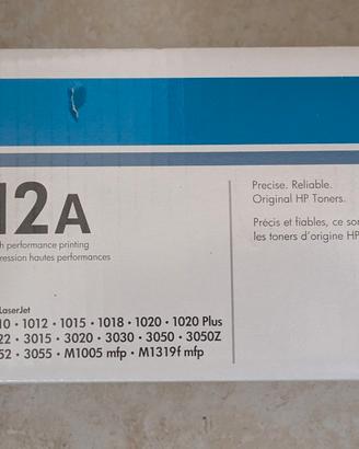 HP 12 A Toner originale per stampante Hp Laserjet