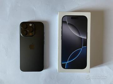 IPHONE 16Pro 256gb titanio NERO