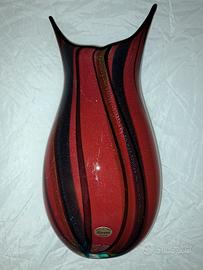 Vaso in Vetro di Murano Venezia 