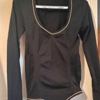 Maglia donna nera Prada Linea Rossa
