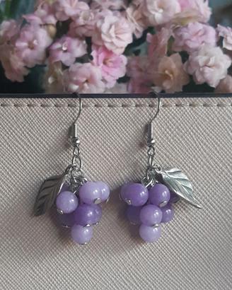 Orecchini grappolo du uva