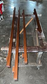 Corrimano in legno massello