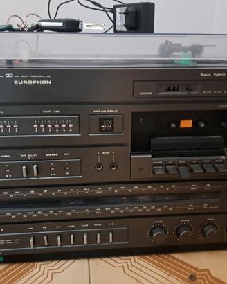 radio stereo con cassetta