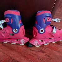 Roller pattini in linea da bambina 34-36