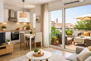 Noale centro - appartamento con grande terrazza