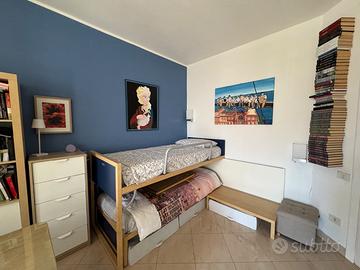 Letti scorrevoli su panca Gallo