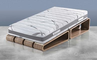 Materasso memory + rete robusta – una piazza e 1/2