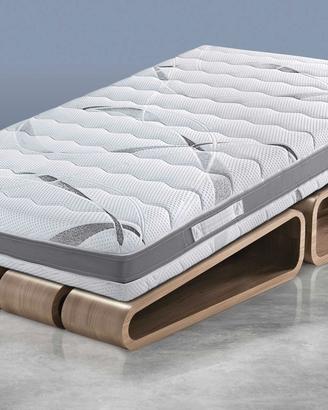 Materasso memory + rete robusta – una piazza e 1/2